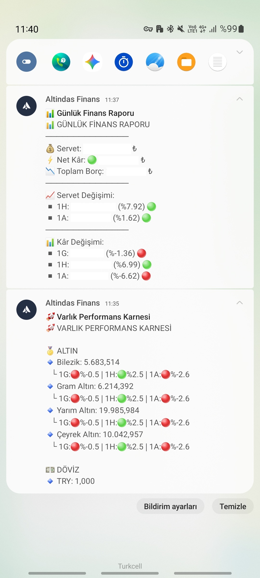 Yeni Mesajlar Ekranı