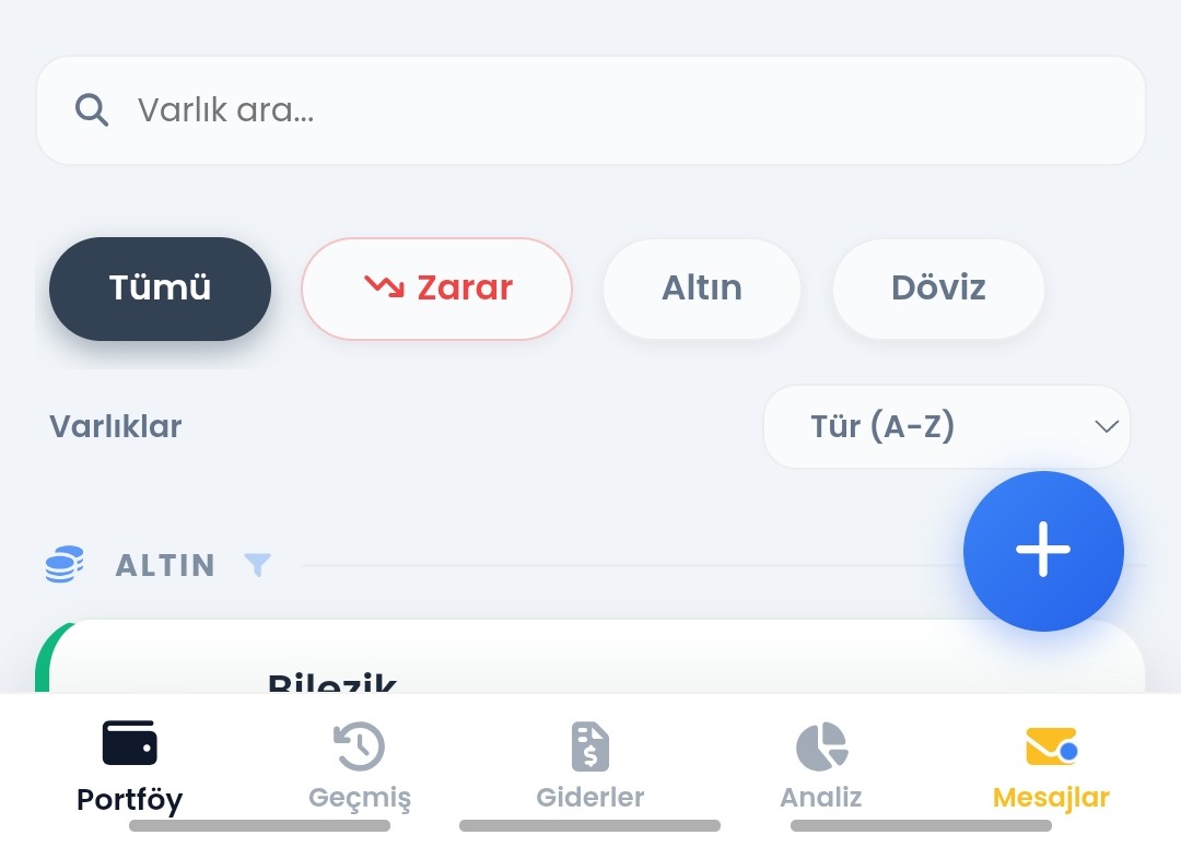 Yeni Mesajlar Ekranı